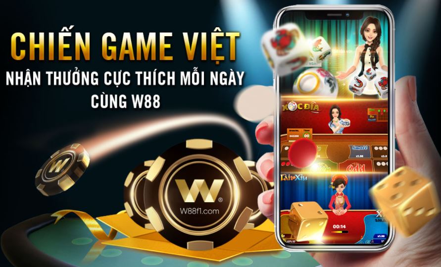 Chiến Game Việt nhận thưởng tại W88 mỗi ngày - W88keo